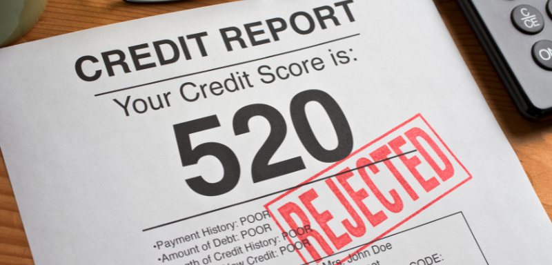 what is bad credit score